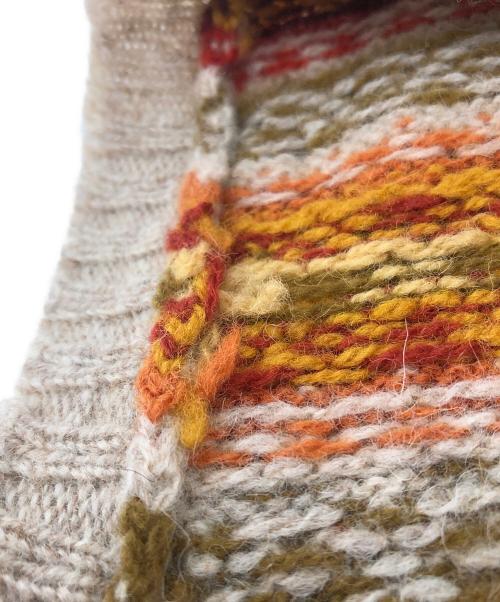 Jamieson's（ジャミーソンズ）Jamieson's (ジャミーソンズ) フェアアイルニットベスト ベージュ サイズ:Mの古着・服飾アイテム