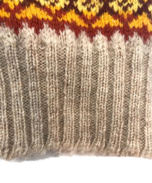 Jamieson's（ジャミーソンズ）Jamieson's (ジャミーソンズ) フェアアイルニットベスト ベージュ サイズ:Mの古着・服飾アイテム