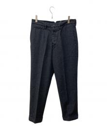 A vontade（アボンタージ）の古着「1 Tuck Easy Trousers」｜ブラック