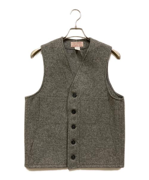 FILSON GARMENT（フィルソン ガーメント）FILSON GARMENT (フィルソン ガーメント) MACKINAW WOOL VEST グレー サイズ:SIZE 38の古着・服飾アイテム