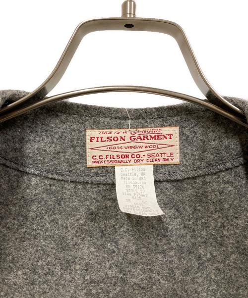 FILSON GARMENT（フィルソン ガーメント）FILSON GARMENT (フィルソン ガーメント) MACKINAW WOOL VEST グレー サイズ:SIZE 38の古着・服飾アイテム