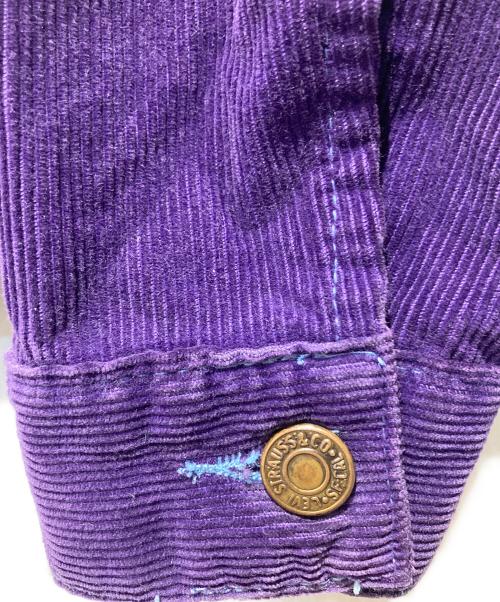 LEVI'S（リーバイス）LEVI'S (リーバイス) コーデュロイジャケット パープル サイズ:40の古着・服飾アイテム