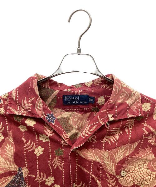 POLO RALPH LAUREN（ポロ・ラルフローレン）POLO RALPH LAUREN (ポロ・ラルフローレン) アロハシャツ レッド サイズ:Mの古着・服飾アイテム