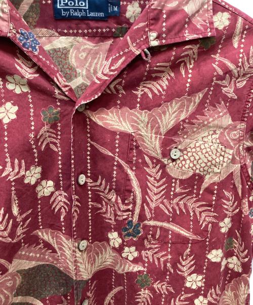 POLO RALPH LAUREN（ポロ・ラルフローレン）POLO RALPH LAUREN (ポロ・ラルフローレン) アロハシャツ レッド サイズ:Mの古着・服飾アイテム