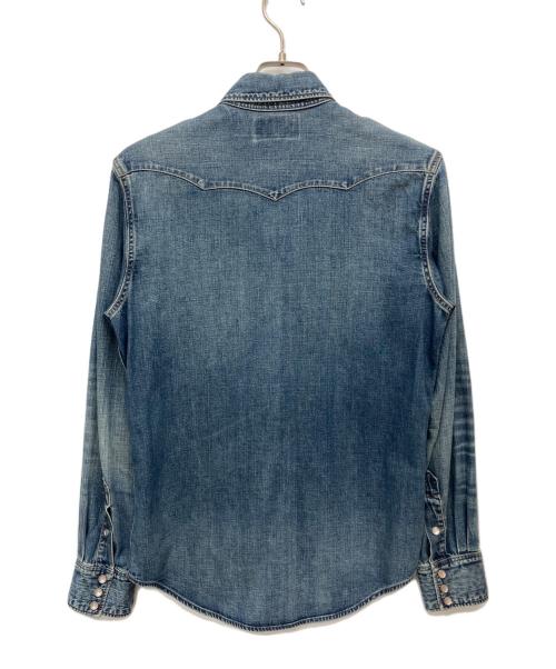 RRL（ダブルアールエル）RRL (ダブルアールエル) バッファローウエスタンシャツ インディゴ サイズ:Sの古着・服飾アイテム