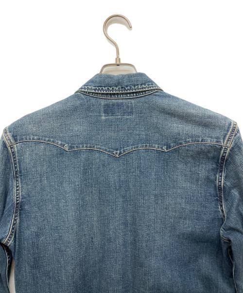 RRL（ダブルアールエル）RRL (ダブルアールエル) バッファローウエスタンシャツ インディゴ サイズ:Sの古着・服飾アイテム
