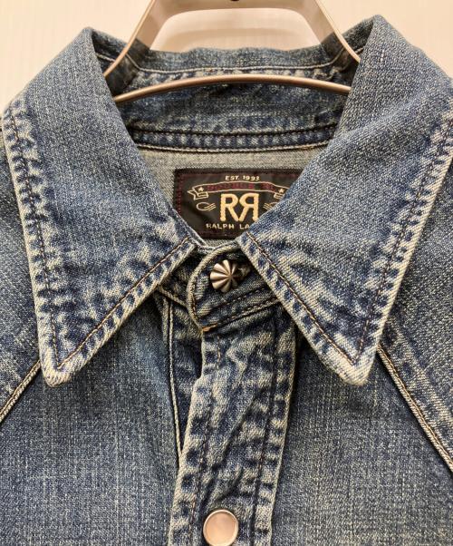 RRL（ダブルアールエル）RRL (ダブルアールエル) バッファローウエスタンシャツ インディゴ サイズ:Sの古着・服飾アイテム