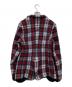 COMME des GARCONS SHIRT (コムデギャルソンシャツ) ウール縮絨ジャケット ホワイト×レッド サイズ:M：33000円
