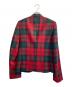 COMME des GARCONS HOMME PLUS (コムデギャルソンオムプリュス) Wool Check 1B Jacket レッド×グリーン サイズ:XS：30000円