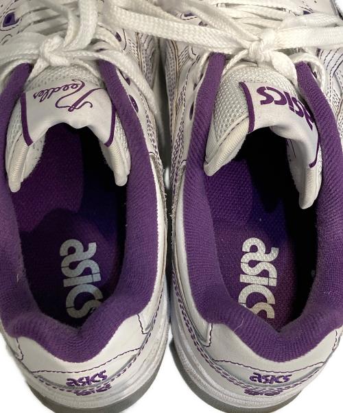 asics（アシックス）asics (アシックス) Needles (ニードルズ) スニーカー ホワイト×パープル サイズ:SIZE 25cmの古着・服飾アイテム