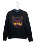 KENZOケンゾー）の古着「タイガー刺繍スウェット」｜ブラック