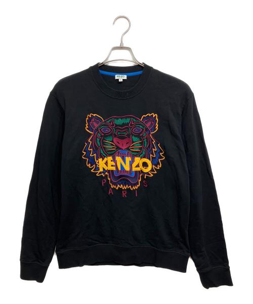 KENZO（ケンゾー）KENZO (ケンゾー) タイガー刺繍スウェット ブラック サイズ:Mの古着・服飾アイテム