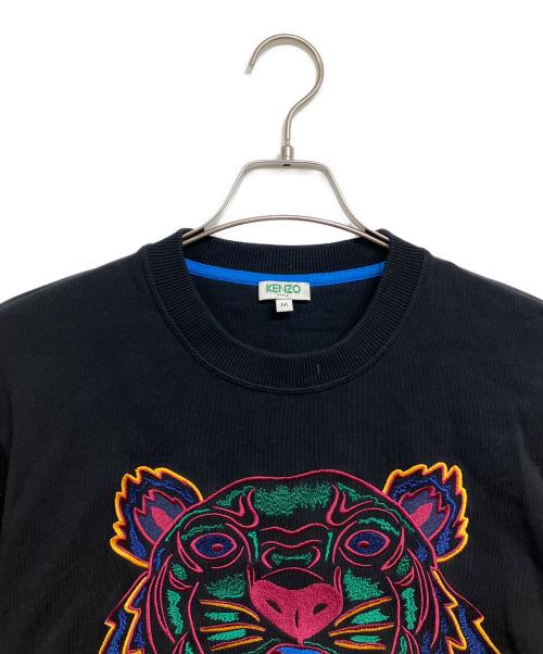 KENZO（ケンゾー）KENZO (ケンゾー) タイガー刺繍スウェット ブラック サイズ:Mの古着・服飾アイテム