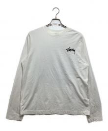 stussy（ステューシー）の古着「8 Ball Fade L/S Tee」｜ホワイト