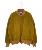 BLAMINKブラミンク）の古着「ボアブルゾン」｜カーキ