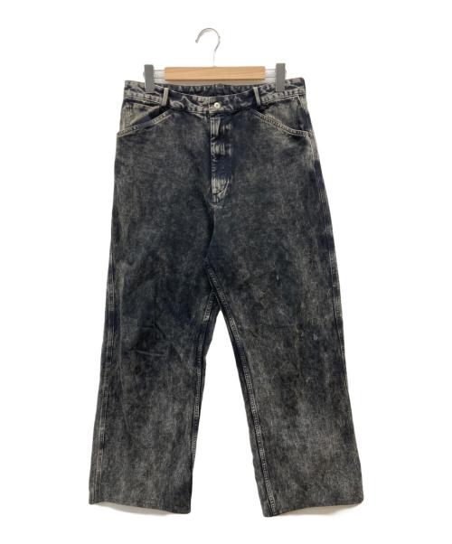 Omar Afridi（オマールアフリディ）Omar Afridi (オマールアフリディ) 5 Pkt Trousers Powder Discharged Denim ブラック サイズ:48の古着・服飾アイテム