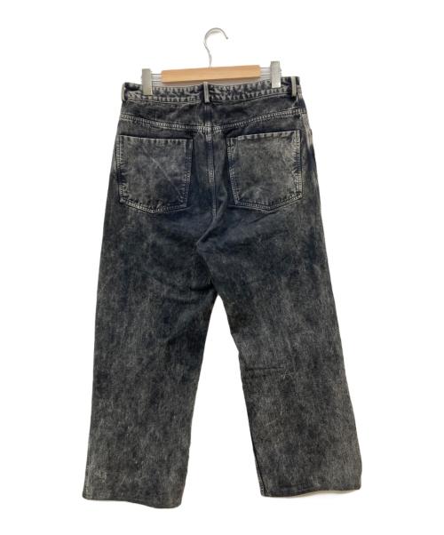 Omar Afridi（オマールアフリディ）Omar Afridi (オマールアフリディ) 5 Pkt Trousers Powder Discharged Denim ブラック サイズ:48の古着・服飾アイテム