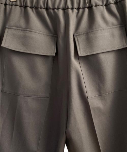 JIL SANDER（ジルサンダー）JIL SANDER (ジルサンダー) Elasticated Relaxed Trousers グレー サイズ:46の古着・服飾アイテム