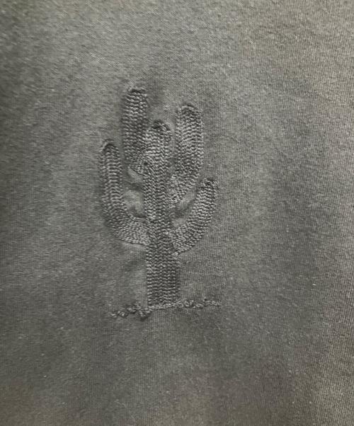 JIL SANDER（ジルサンダー）JIL SANDER (ジルサンダー) エンブロイダリーカットソー ブラック サイズ:Lの古着・服飾アイテム