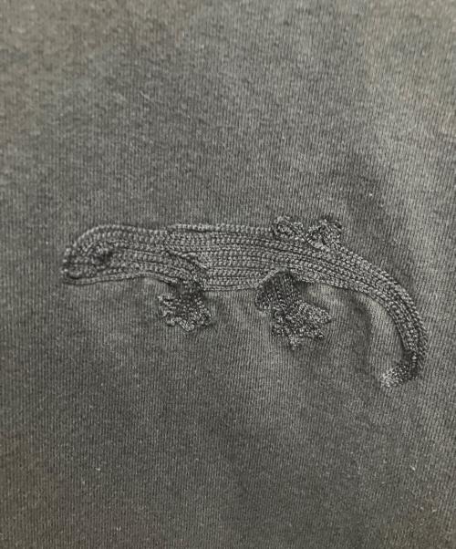 JIL SANDER（ジルサンダー）JIL SANDER (ジルサンダー) エンブロイダリーカットソー ブラック サイズ:Lの古着・服飾アイテム