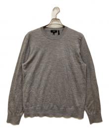 theory（セオリー）の古着「Regal Wool クルーネックセーター」｜グレー