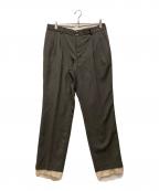 SUGARHILLシュガーヒル）の古着「Raw-Edge Liner Tailored Slim Trousers」｜グレー