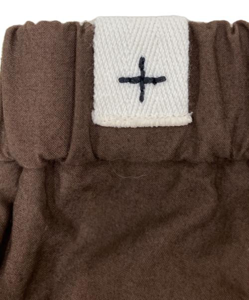 JIL SANDER（ジルサンダー）JIL SANDER (ジルサンダー) コットン イージーパンツ ブラウン サイズ:SIZE 46の古着・服飾アイテム