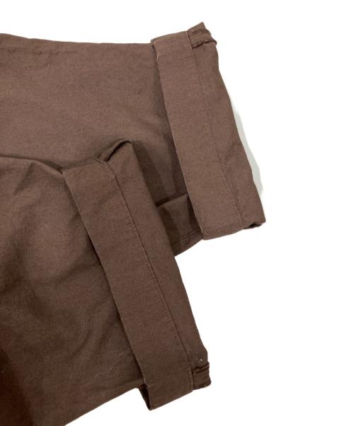 JIL SANDER（ジルサンダー）JIL SANDER (ジルサンダー) コットン イージーパンツ ブラウン サイズ:SIZE 46の古着・服飾アイテム