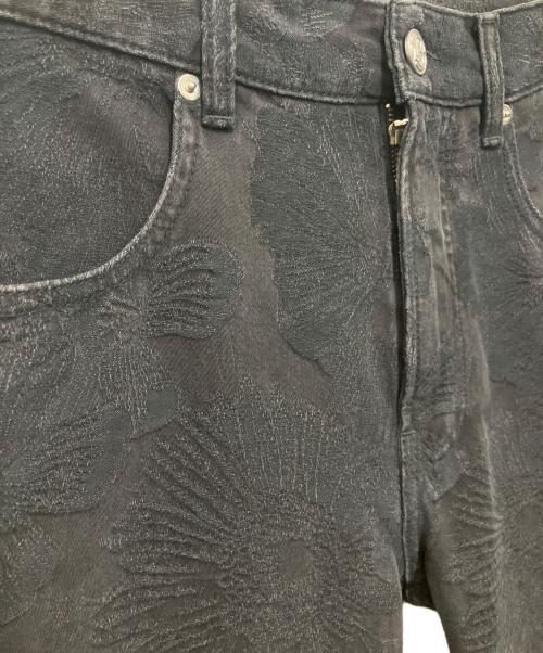 BLUE MARBLE（ブルーマーブル）BLUE MARBLE (ブルーマーブル) DENIM JAQUARD BOOTCUT JEANS ブラック サイズ:31の古着・服飾アイテム