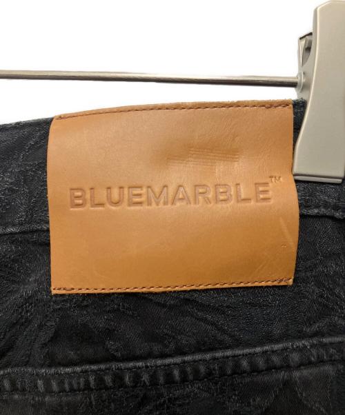 BLUE MARBLE（ブルーマーブル）BLUE MARBLE (ブルーマーブル) DENIM JAQUARD BOOTCUT JEANS ブラック サイズ:31の古着・服飾アイテム