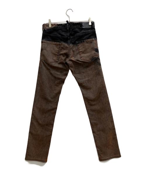 DSQUARED2（ディースクエアード）DSQUARED2 (ディースクエアード) Cool Guy Jean ブラック×オレンジ サイズ:44の古着・服飾アイテム