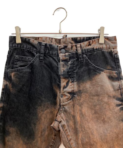 DSQUARED2（ディースクエアード）DSQUARED2 (ディースクエアード) Cool Guy Jean ブラック×オレンジ サイズ:44の古着・服飾アイテム