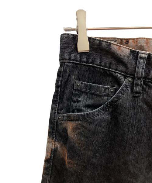 DSQUARED2（ディースクエアード）DSQUARED2 (ディースクエアード) Cool Guy Jean ブラック×オレンジ サイズ:44の古着・服飾アイテム