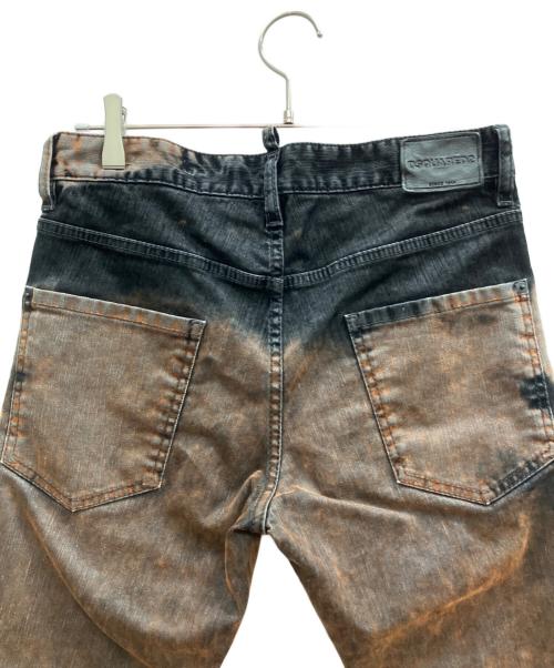 DSQUARED2（ディースクエアード）DSQUARED2 (ディースクエアード) Cool Guy Jean ブラック×オレンジ サイズ:44の古着・服飾アイテム