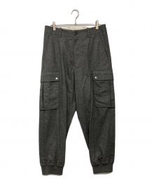 GIVENCHY（ジバンシィ）の古着「ウールカーゴパンツ」｜グレー