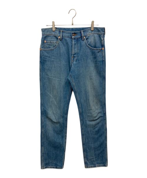 GUCCI（グッチ）GUCCI (グッチ) オーガニックデニムパンツ インディゴ サイズ:32の古着・服飾アイテム