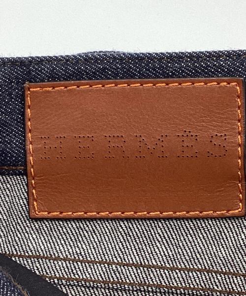 HERMES（エルメス）HERMES (エルメス) ウォッシュドデニムパンツ  インディゴ サイズ:42の古着・服飾アイテム