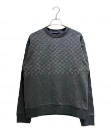 LOUIS VUITTON（ルイ ヴィトン）の古着「Damier Spread Printed Sweatshirt RM222M IHN HNY11W」｜グレー