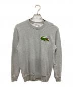 COMME des GARCONS SHIRT×LACOSTEコムデギャルソンシャツ×ラコステ）の古着「コラボロゴスウェット」｜グレー
