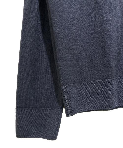 Berluti（ベルルッティ）Berluti (ベルルッティ) Vネックウールカーディガン ネイビー サイズ:Lの古着・服飾アイテム