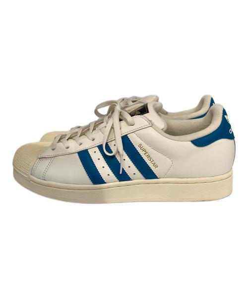 adidas Originals（アディダスオリジナル）adidas originals (アディダスオリジナル) SUPERSTAR II アイボリー×ブルー サイズ:SIZE 27cmの古着・服飾アイテム
