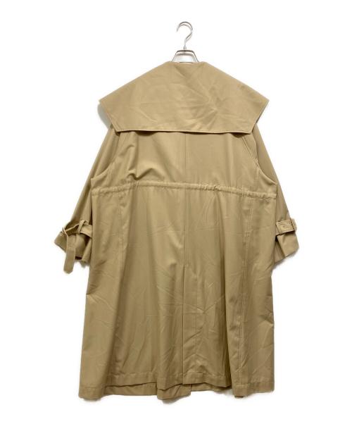 furfur（ファーファー）FURFUR (ファーファー) ビッグカラートレンチコート ベージュ サイズ:Fの古着・服飾アイテム