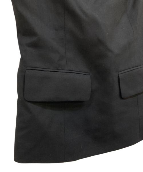 HYKE（ハイク）HYKE (ハイク) VIYELLA STRAPLESS TOP ブラック サイズ:1の古着・服飾アイテム