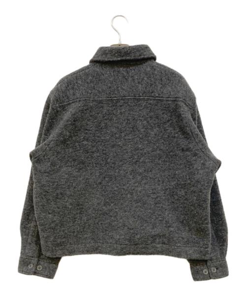 nanamica（ナナミカ）nanamica (ナナミカ) WINDSTOPPER Sliver Knit Jacket グレーの古着・服飾アイテム