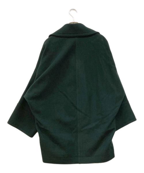 Curensology（カレンソロジー）Curensology (カレンソロジー) メルトンコクーンピーコート グリーン サイズ:F 未使用品の古着・服飾アイテム