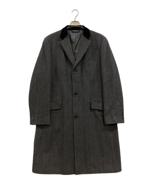 BROOKS BROTHERS（ブルックスブラザーズ）BROOKS BROTHERS (ブルックスブラザーズ) ヘリンボーン チェスターコート グレー サイズ:44の古着・服飾アイテム