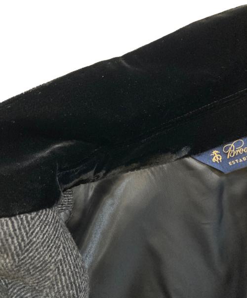 BROOKS BROTHERS（ブルックスブラザーズ）BROOKS BROTHERS (ブルックスブラザーズ) ヘリンボーン チェスターコート グレー サイズ:44の古着・服飾アイテム