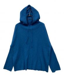 GALLARDA GALANTE（ガリャルダガランテ）の古着「フーディーニット」｜ブルー