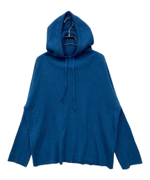 GALLARDA GALANTE（ガリャルダガランテ）GALLARDA GALANTE (ガリャルダガランテ) フーディーニット ブルー サイズ:Fの古着・服飾アイテム
