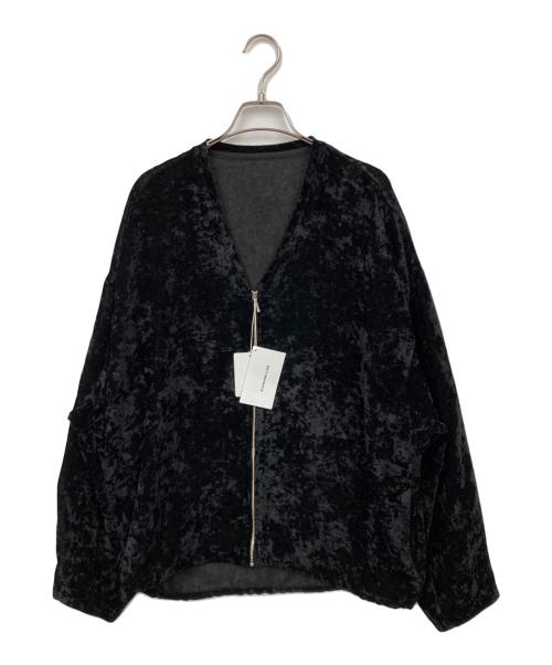 STUNNING LURE（スタニングルアー）STUNNING LURE (スタニングルアー) シアーベルベットブルゾン ブラック サイズ:M 未使用品の古着・服飾アイテム